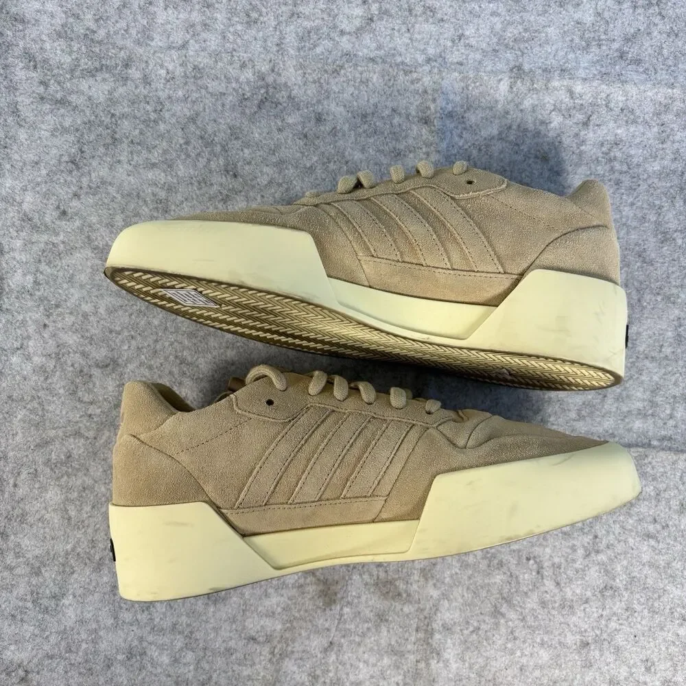 IE6213 - Mens 9.5 / Womens 10.5 - Adidas x Fear of God Athletics '86 Lo Clay EUC